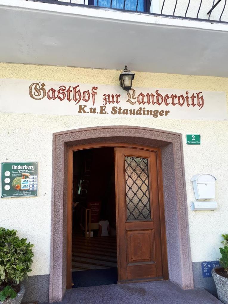 Gasthof Mit Seeterasse & Appartements Zur Landeroith ويرغ المظهر الخارجي الصورة